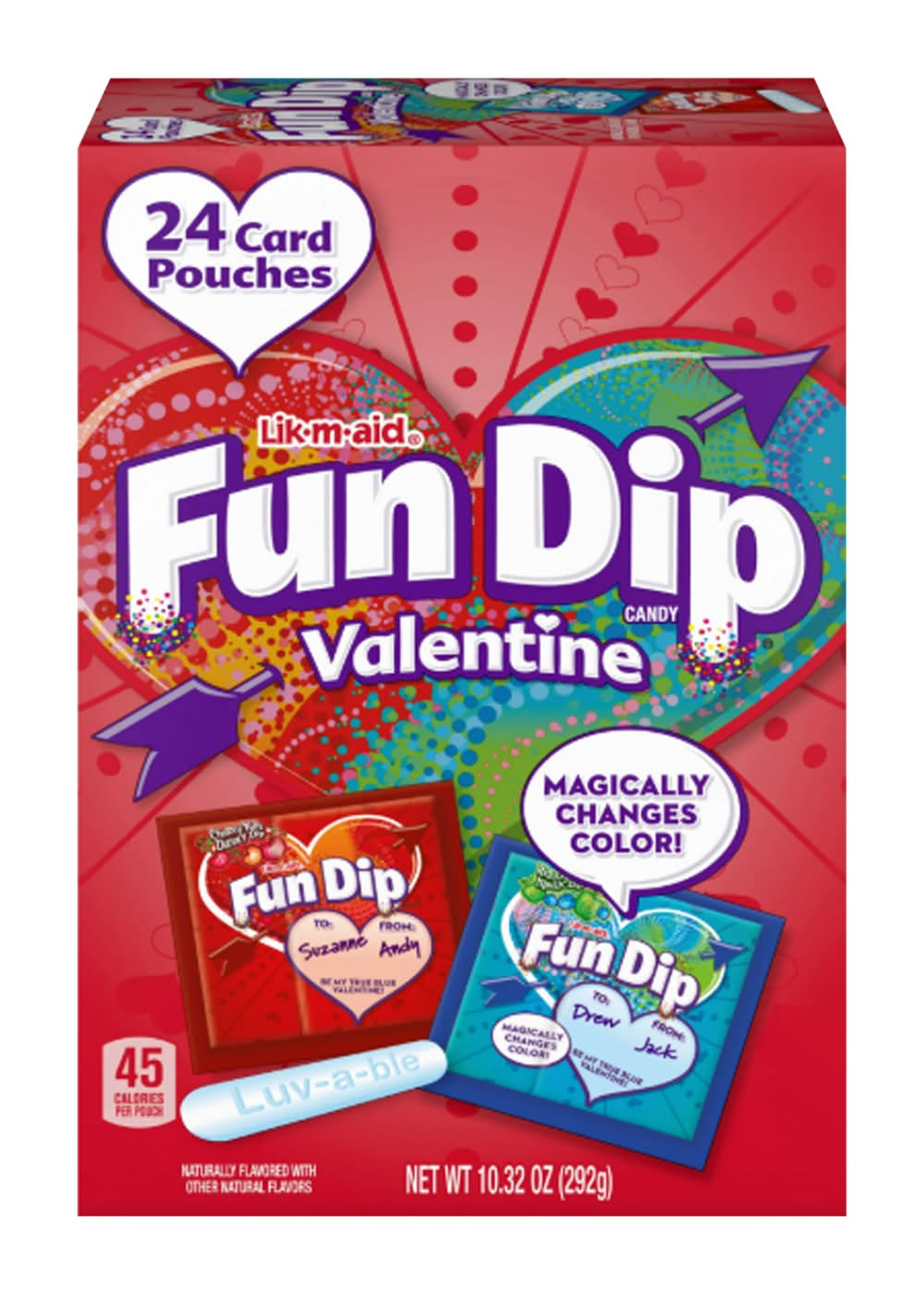 Lik-M-Aid® Valentine Fun Dip Candy 8.6oz