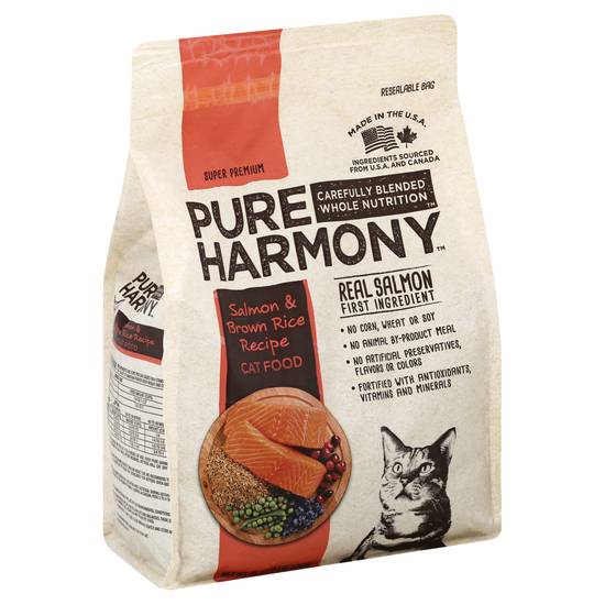 Pure Harmony Salmon & Brown Rice Recipe Cat Food