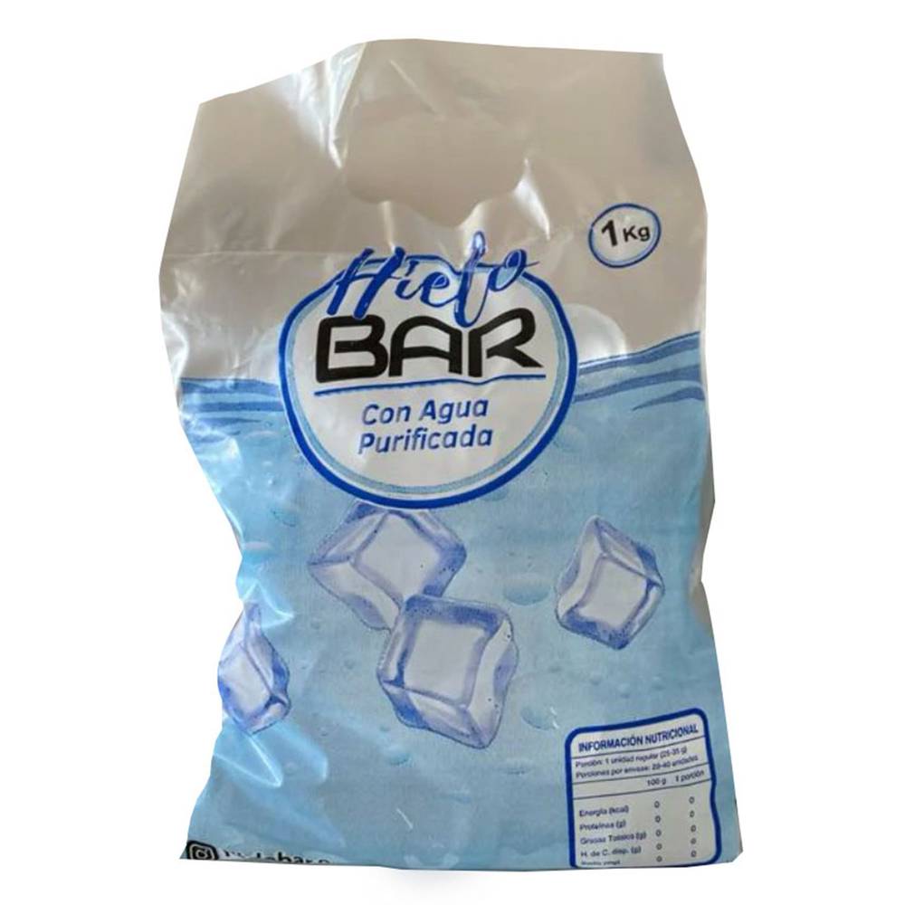 Bar hielo (bolsa 1 kg)