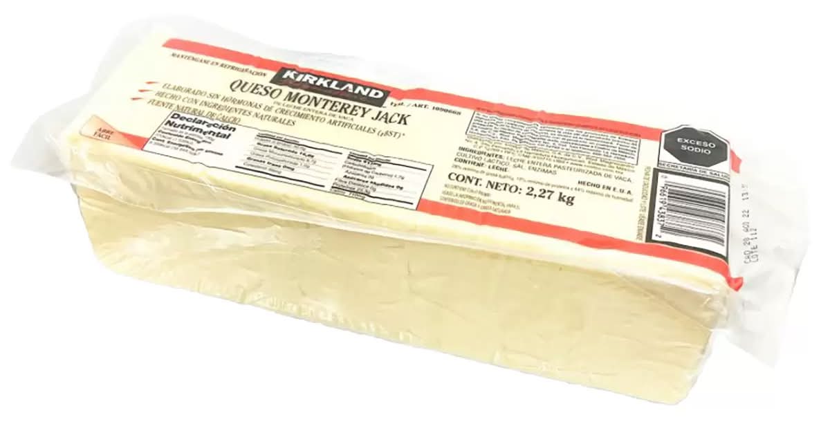 Kirkland Signature · Queso monterey jack (2,27 kg)