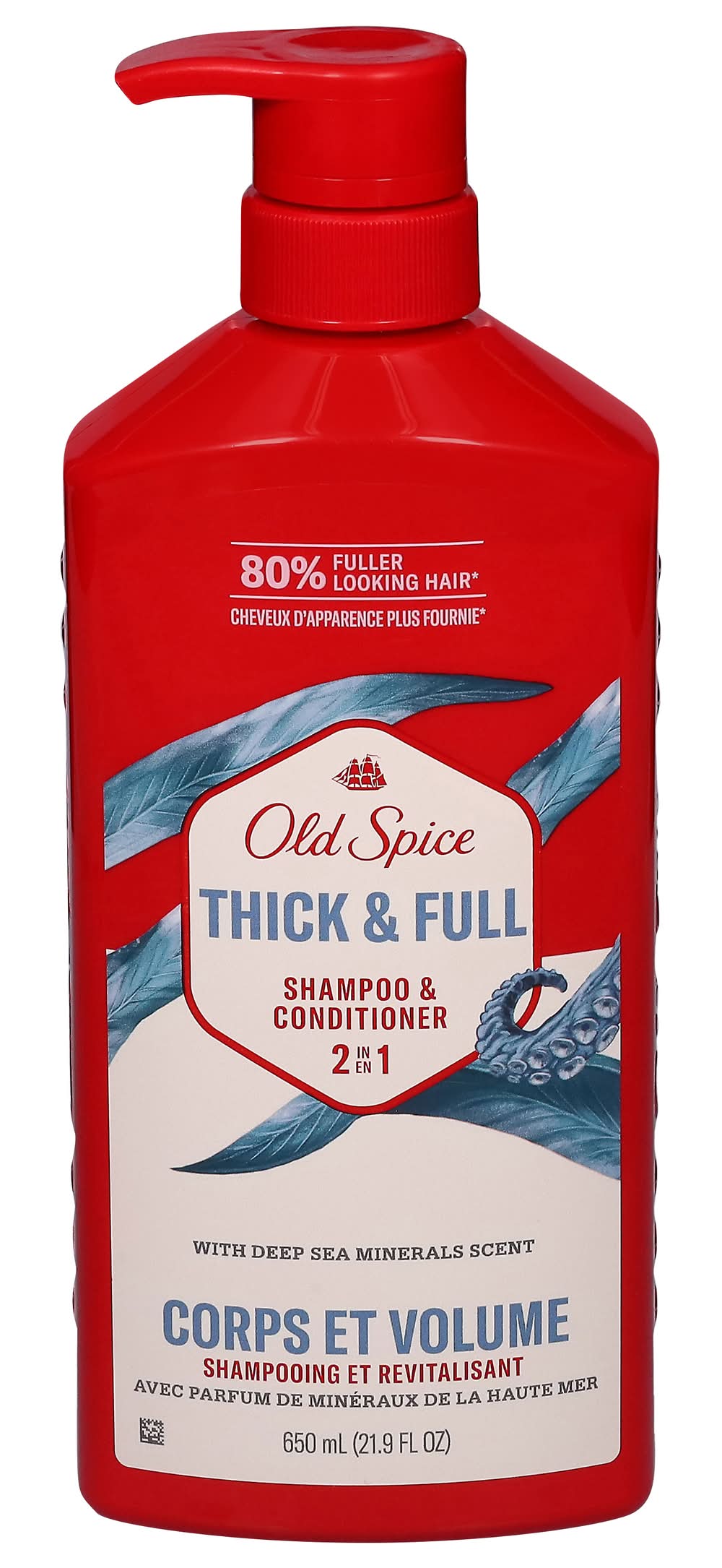Old Spice Thick & Full Shampoo & Conditioner (21.9 fl oz)