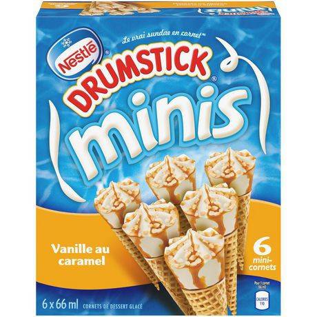 Nestlé Drumstick Mini Vanilla Caramel (6 x 66 ml)