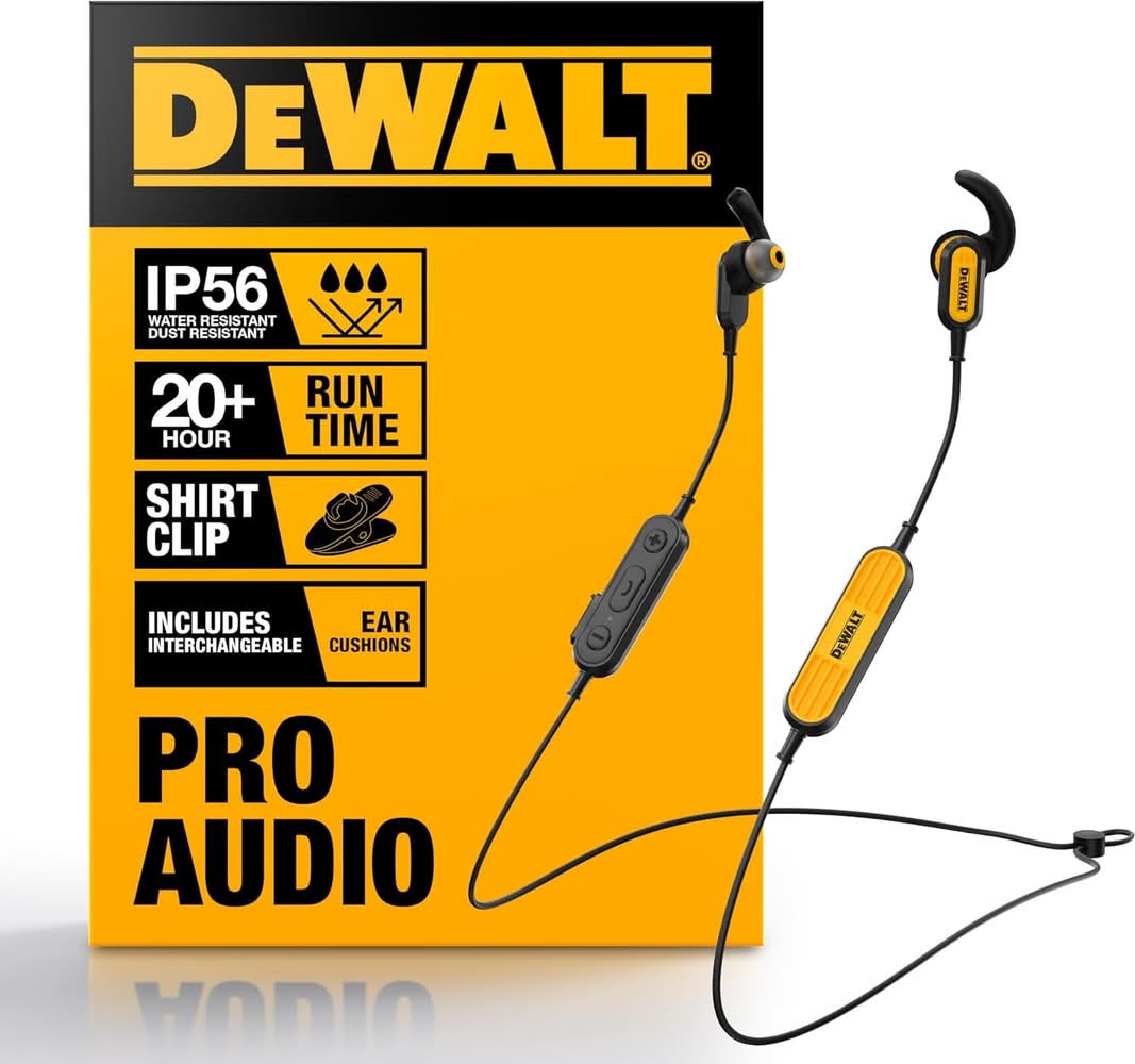 DEWALT Dewalt Earbud Wireless Noise Canceling Headphones