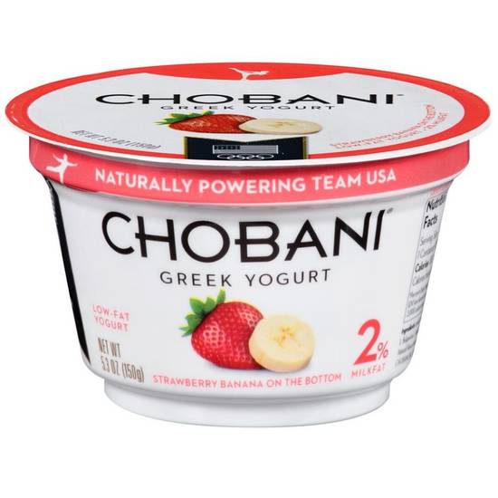 Chobani Strawberry Banana Greek Yogurt