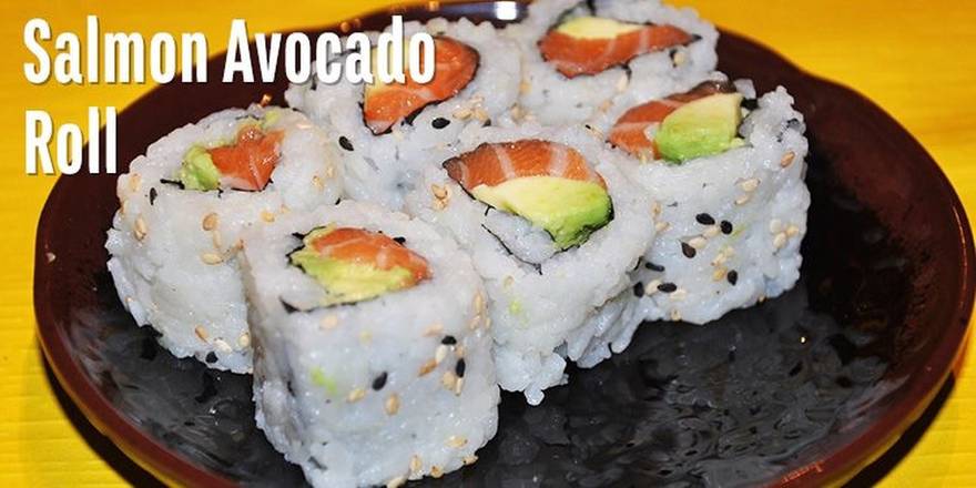 Salmon avocado roll.