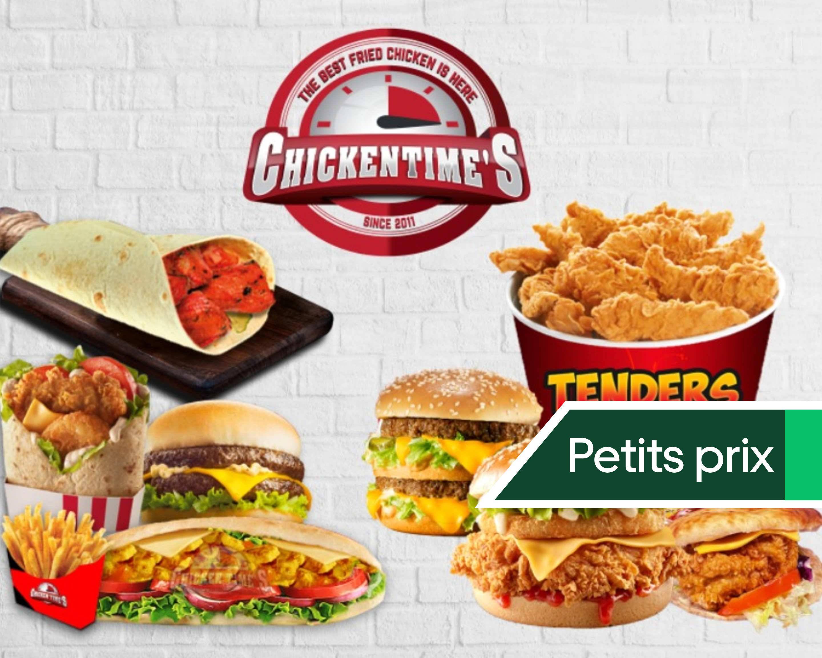 Livraison Chicken Time's 43 Avenue du Général de Gaulle , Montereau Menu et prix Uber Eats