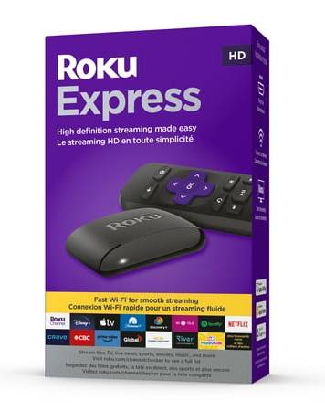 Roku Gin Hd Streaming Device With High-Speed Hdmi Cable & Simple Remote