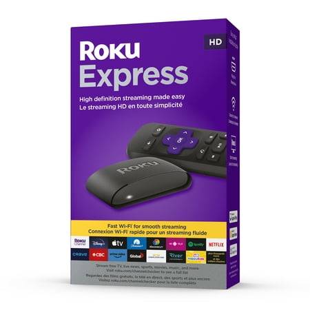 Roku Gin Hd Streaming Device With High-Speed Hdmi Cable & Simple Remote