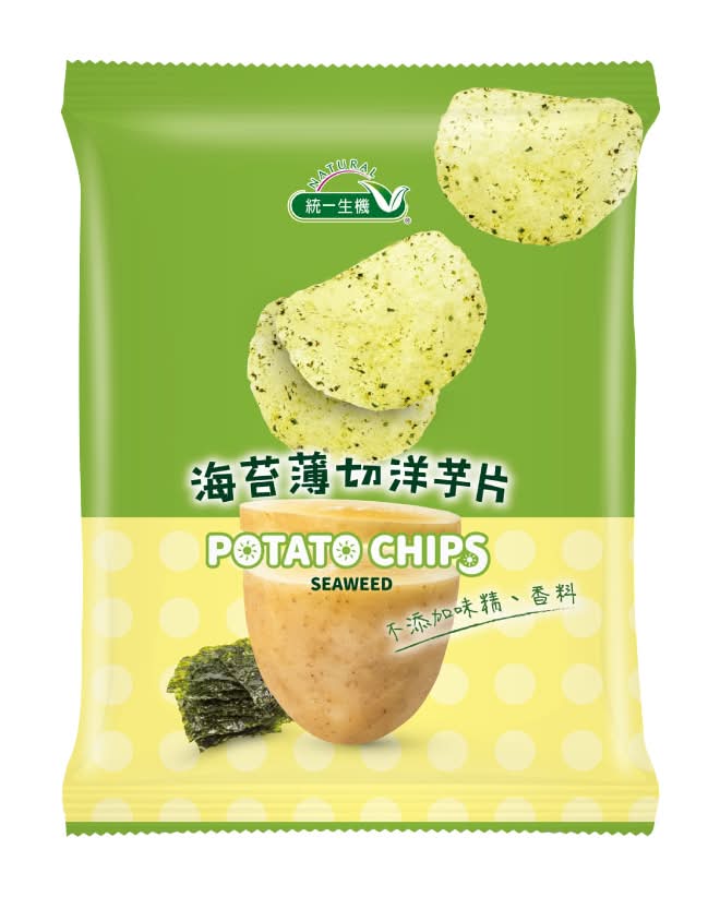 統一生機-海苔薄切洋芋片(59.5g/包)