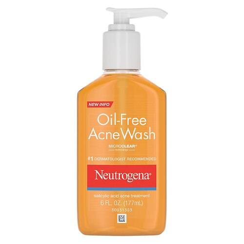 Neutrogena Oil-Free Salicylic Acid Acne Fighting Face Wash - 6.0 fl oz