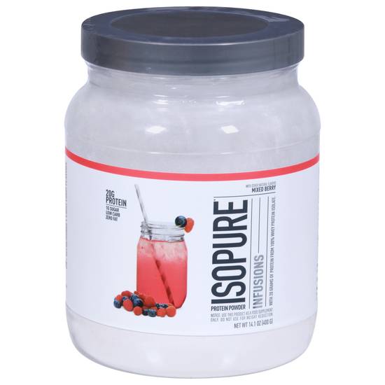 Isopure Mixed Berry Protein Powder (14.1 oz)
