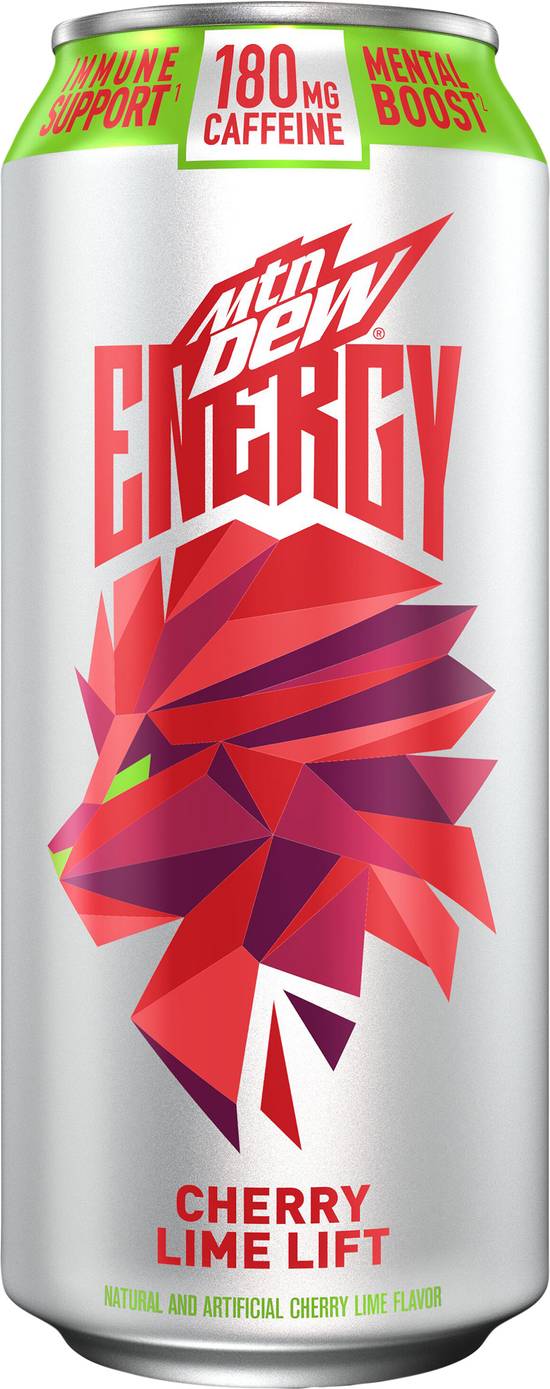 Mtn Dew Lift Energy Drink (16 fl oz) (cherry-lime )