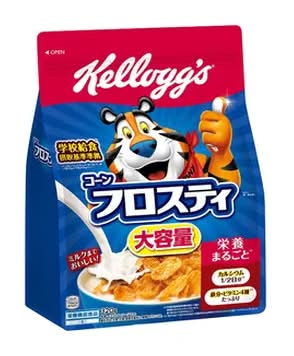 ケロッグ コーンフロスティ 大容量 朝食シリアル (320g)