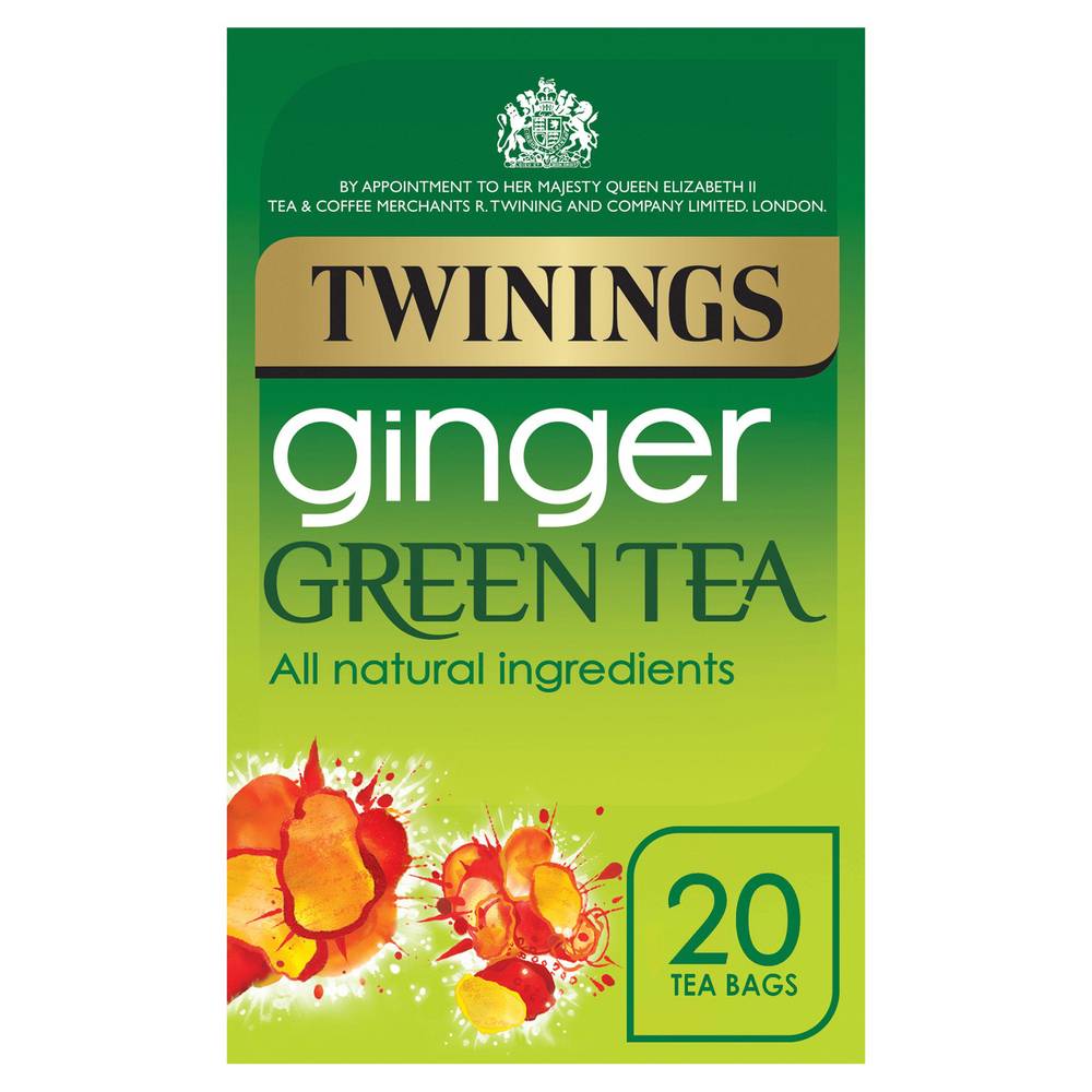 Twinings Green Tea & Ginger 20s 40g