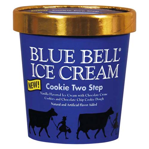 Blue Bell Cookie Two Step Ice Cream Pint