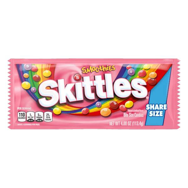 Skittles Smoothies Share Size 4oz