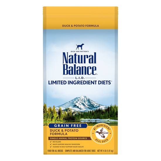 Natural Balance Limited Ingredients Diets Grain Free Duck & Potato Formula Dog Food