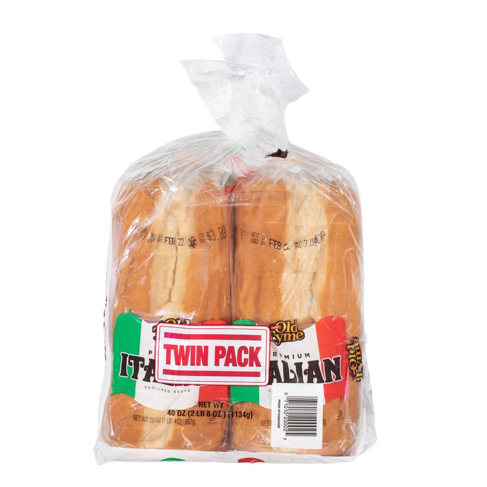 Schmidt Italian Bread, 20 oz, 2-count