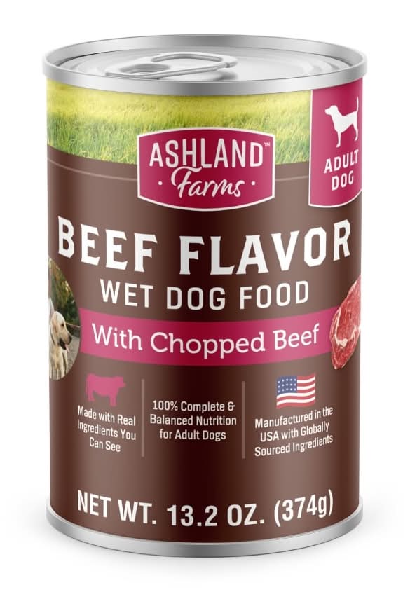 Ashland Wet Dog Food, Beef (13.2 oz)