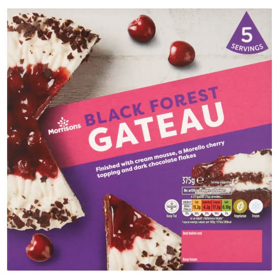 Morrisons Black Forest Gateau (375g)