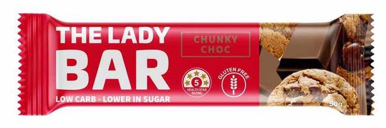 The Lady Bar Chunky Choc 50g