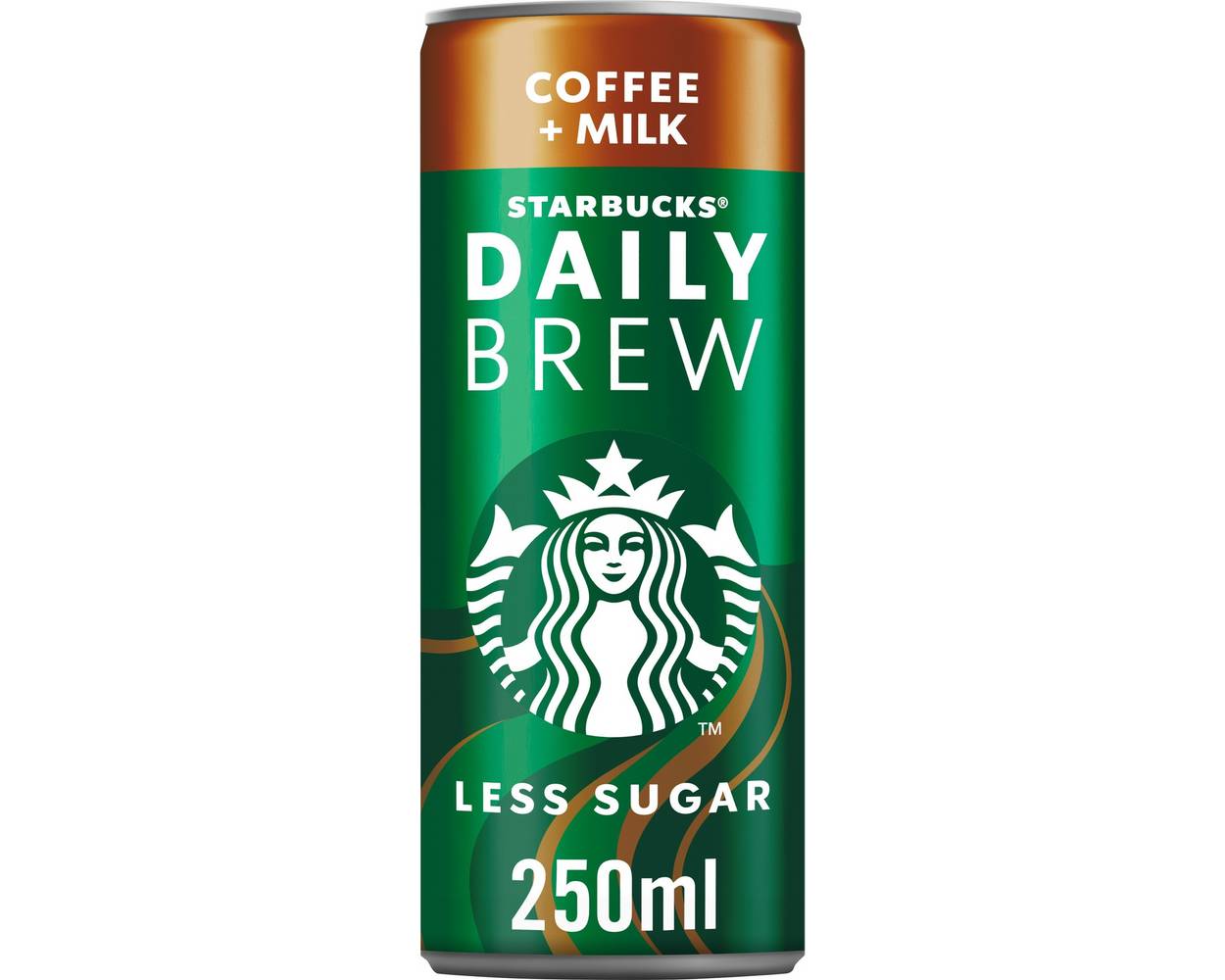 STARBUCKS DAILY BREW LESS SUGAR 250ML