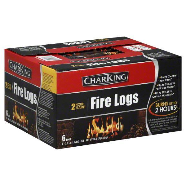 CharKing Fire Logs 2 hour 6 Count