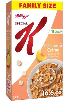 Special K Kellogg's Breakfast Cereal, Peaches-Cream (16.6 oz)