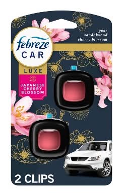 Febreze Car Air Freshener, Japanese Cherry Blossom (2 x 0.07 fl oz)