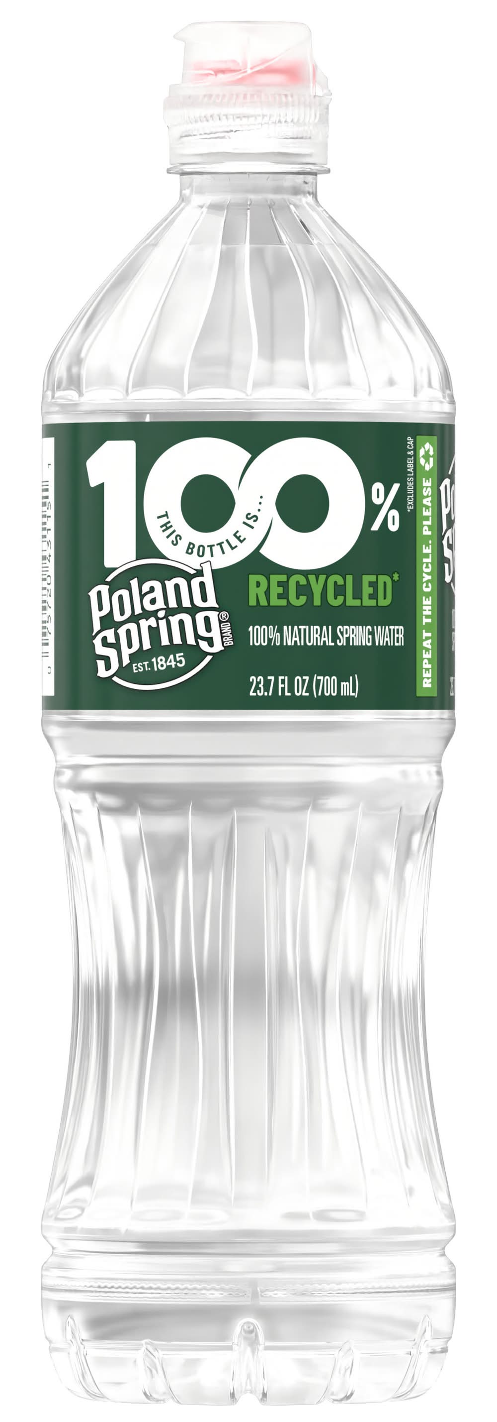 Poland Spring 100% Natural Spring Water (23.7 fl oz)
