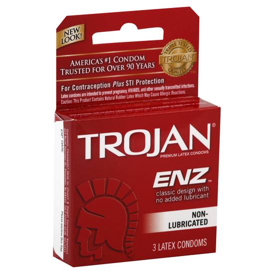 Trojan Non-Lubricated Premium Latex Condoms
