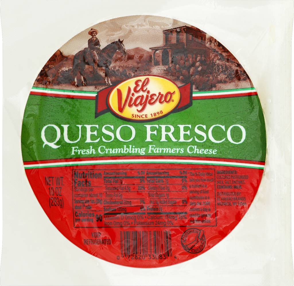 El Viajero Queso Fresco Cheese (10 oz)