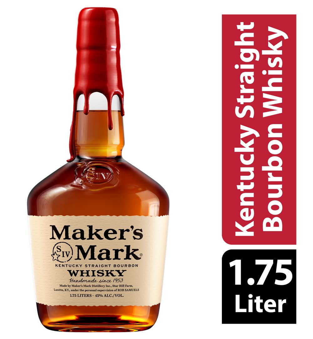 Maker's Mark Kentucky Straight Bourbon Whisky (1.75 L)