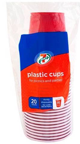 7-Select Plastic Cups 16oz 20ct