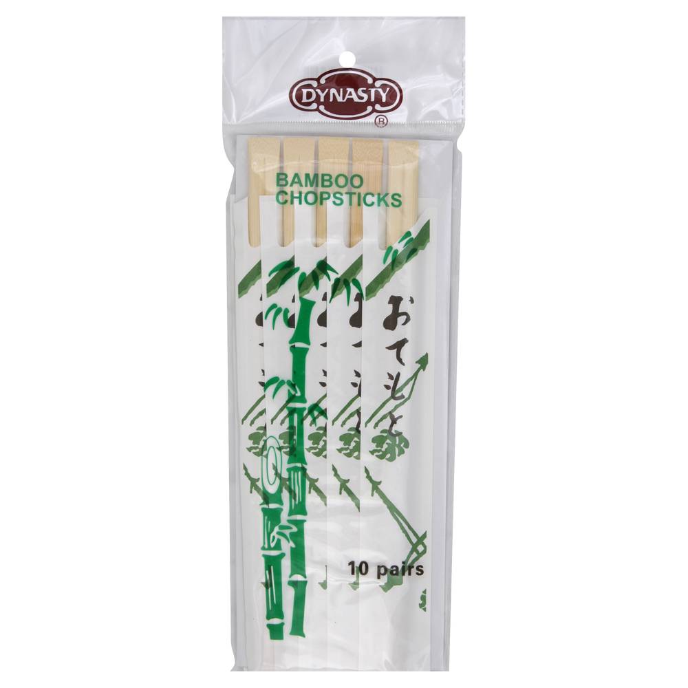 Dynasty Premium Bamboo Chopsticks (10 ct)