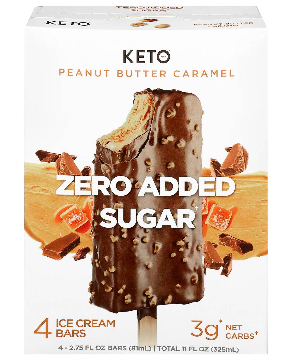 Keto Pint Peanut Butter Crunch Ice Cream Bars (11 fl oz)