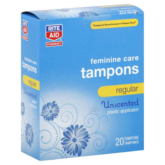 Rite Aid Regular Unscented Tampons