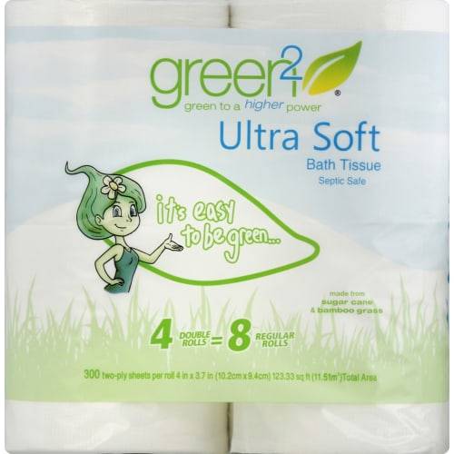 Ultra Soft Bath Tissue Green2 4 rolls
