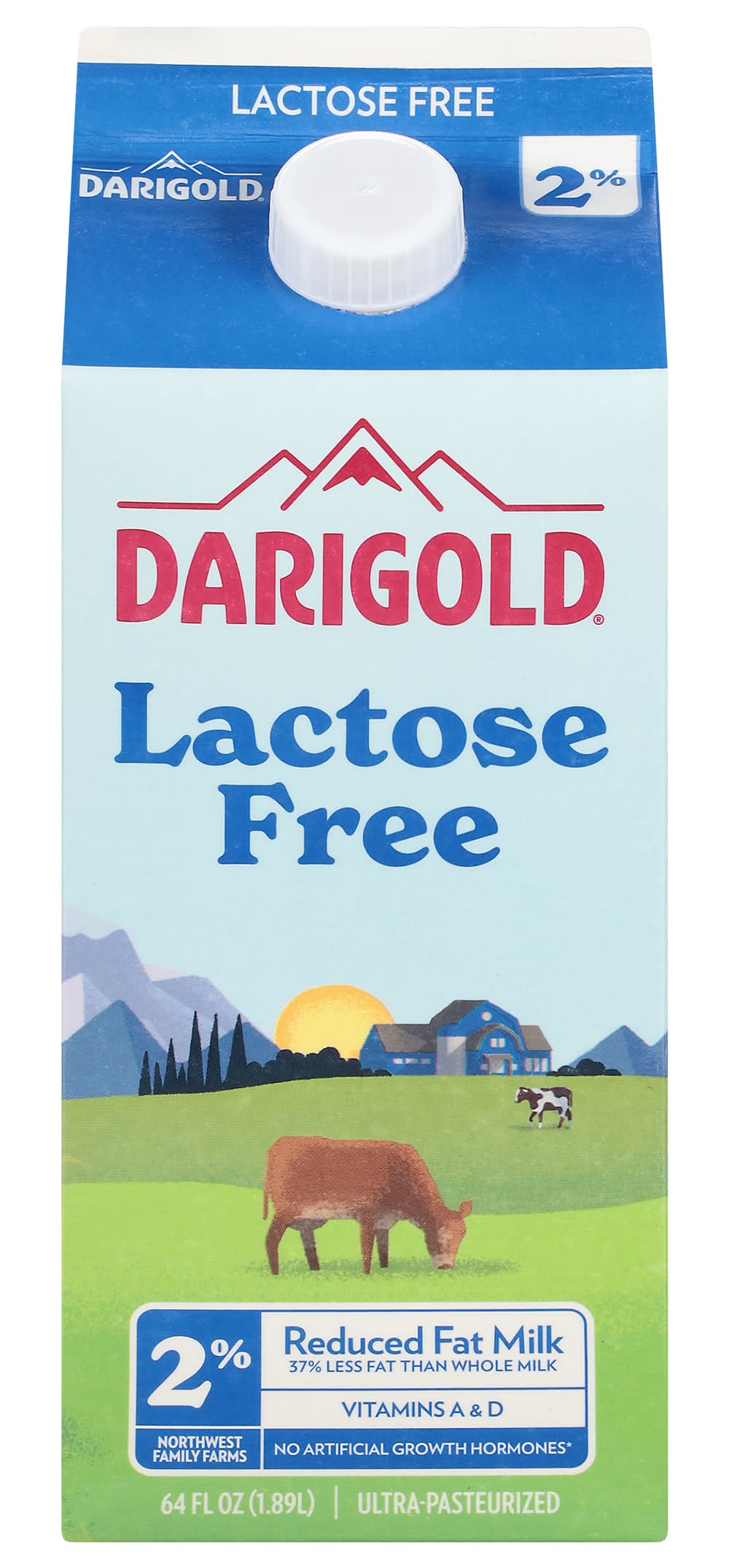 Darigold Lactose Free 2% Reduced Fat Milk (4.18 lbs)