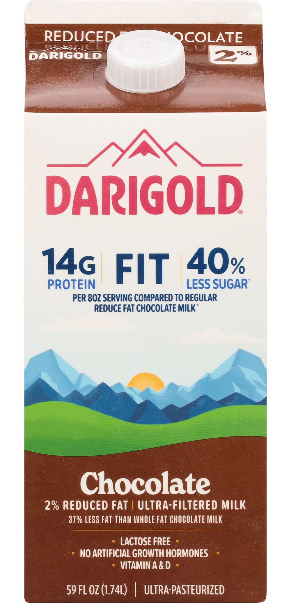 Darigold Fit Lactose Free Chocolate Reduced Fat Milk (61.5 oz)