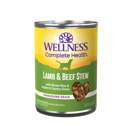 Wellness Thick & Chunky Natural Canned Dog Food (lamb-beef )