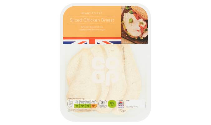 Co-op Ready to Eat Sliced Chicken Breast 170g