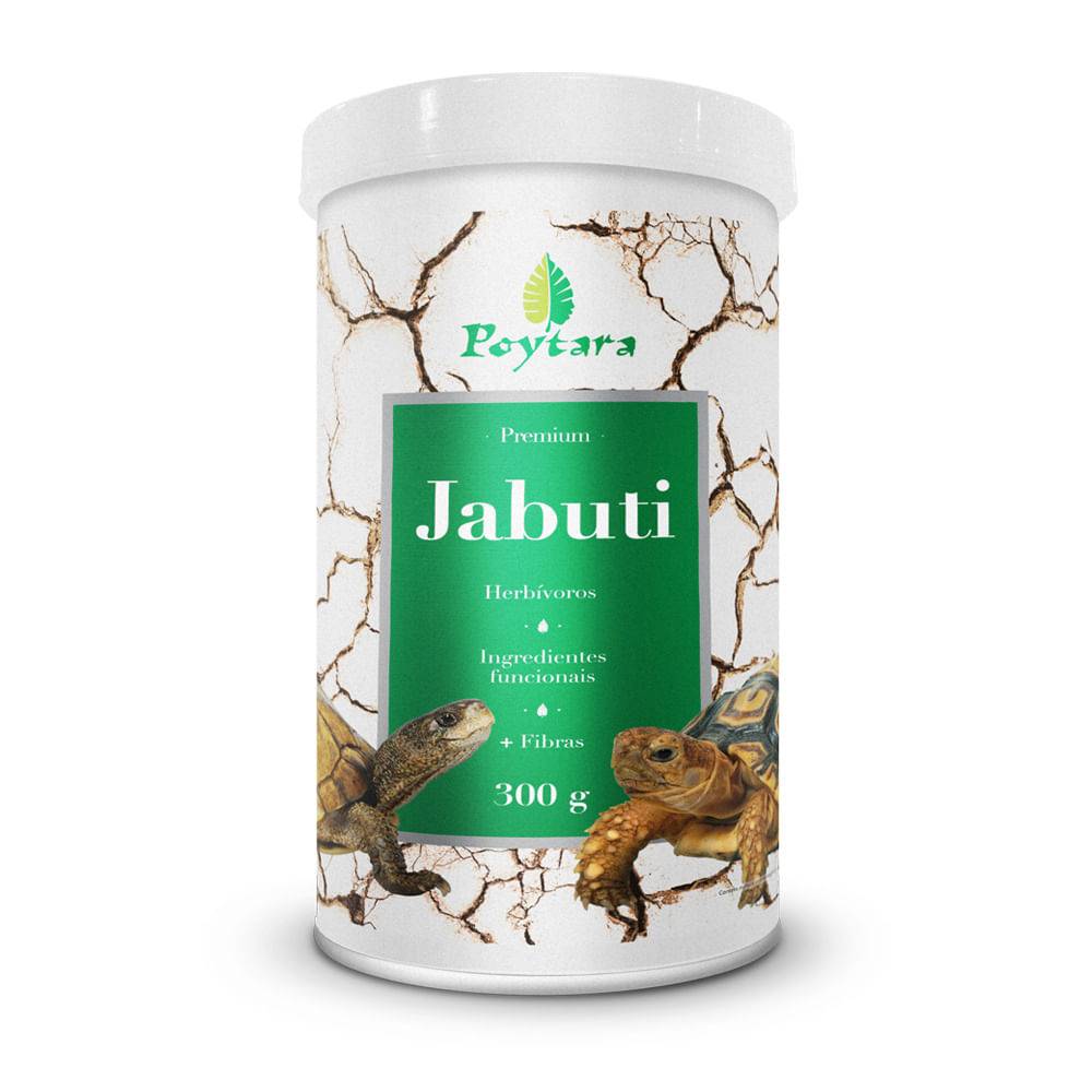 Poytara · Ração para répteis jabuti (300 g)