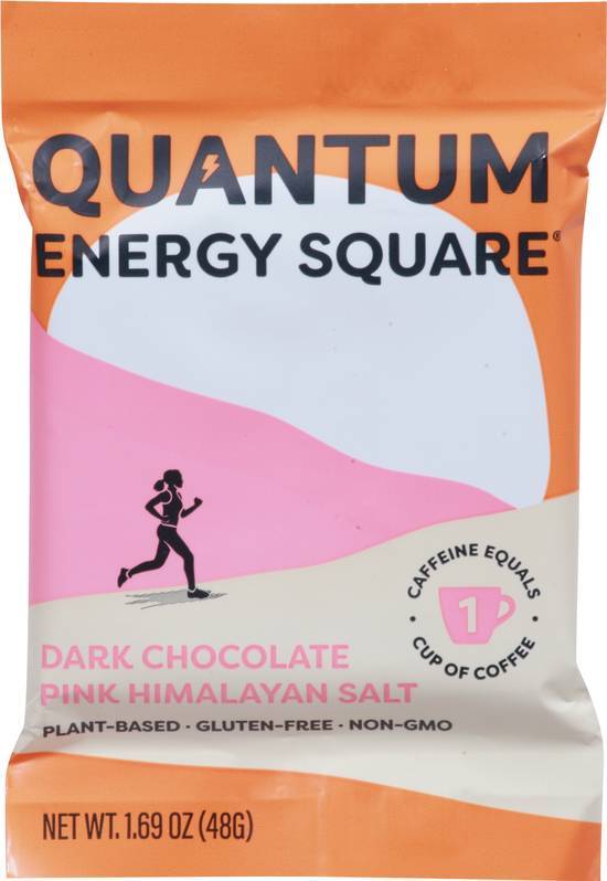 Quantum Energy Square Bar (dark chocolate-pink himalayan salt)