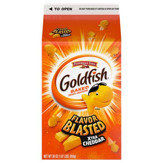 Goldfish Xtra Cheddar Baked Snack Crackers
