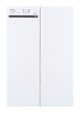 Staples Double Ply Tri-Fold Presentation Board, 36 x 48, Corrugated, White, (22501-3648T12)