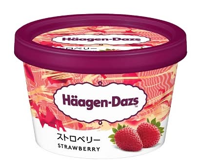 68411:〔冷凍〕ハーゲンダッツ ミニカップ ストロベリー 110ML / 〔Frozen〕 Häagen-Dazs Mini Cup Strawberry – 110ml