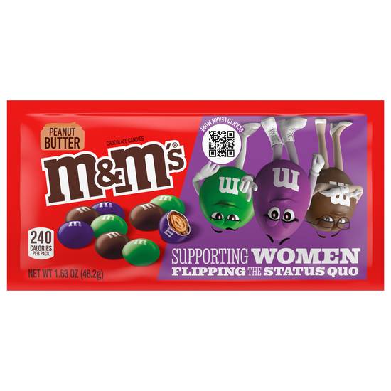 M&M's Peanut Butter Milk Chocolate Candy Featuring Purple Candy