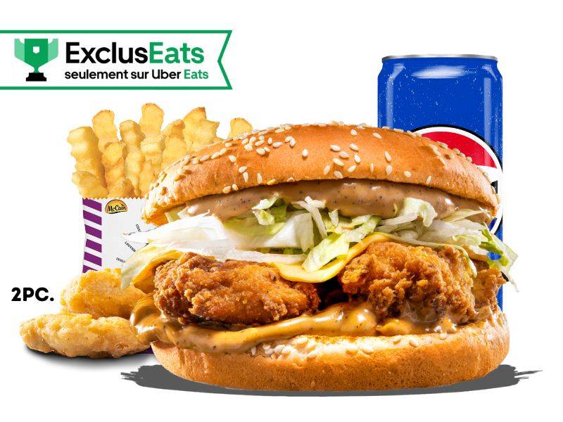 Smoky Chicken XL +2 Nuggets Menu