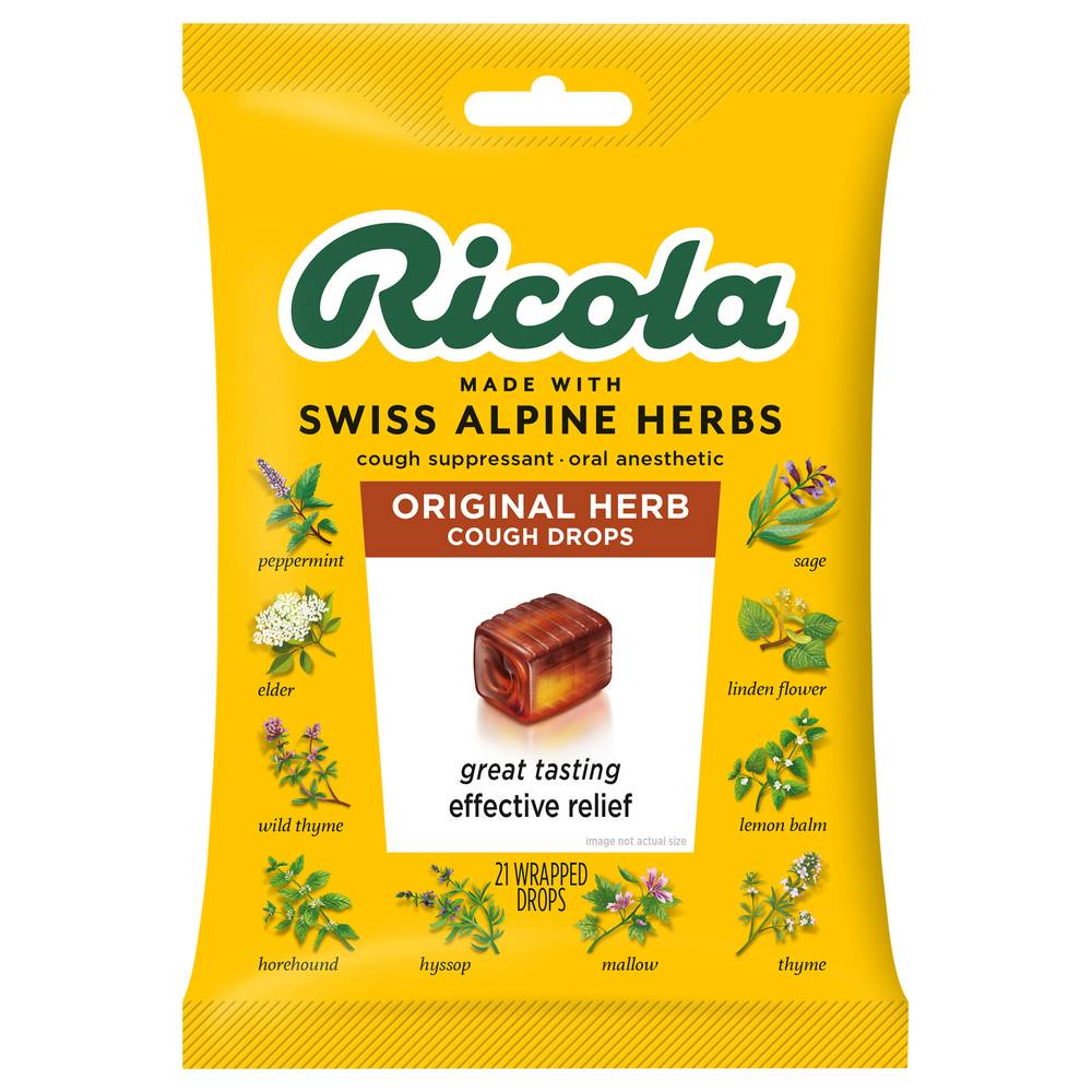 Ricola Original Herb Cough Drops (21 ct)